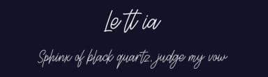 Lettia by Weape Studio — Script Handwritten Font — thumbnail 2
