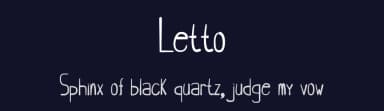Letto by Invitara — Script Handwritten Font — thumbnail 2