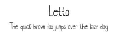 Letto by Invitara — Script Handwritten Font — thumbnail 1