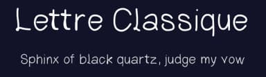 Lettre Classique by Gaelleing — Script Handwritten Font — thumbnail 2