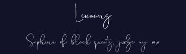 Leumang by Hyee Gun — Script Handwritten Font — thumbnail 2