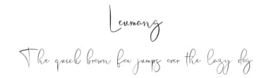 Leumang by Hyee Gun — Script Handwritten Font — thumbnail 1