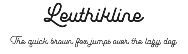 Leuthikline by Lettertype Studio — Script Handwritten Font