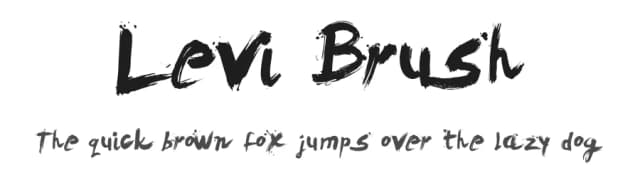 Levi Brush by Levi Szekeres — Script Handwritten Font
