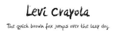 Levi Crayola by Levi Szekeres — Script Handwritten Font — thumbnail 1