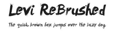 Levi ReBrushed by Levi Szekeres — Script Handwritten Font — thumbnail 1