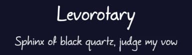 Levorotary by Samjokjak — Script Handwritten Font — thumbnail 2