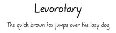Levorotary by Samjokjak — Script Handwritten Font — thumbnail 1