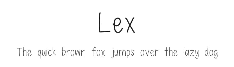 Lex by Alexis Hunt — Script Handwritten Font