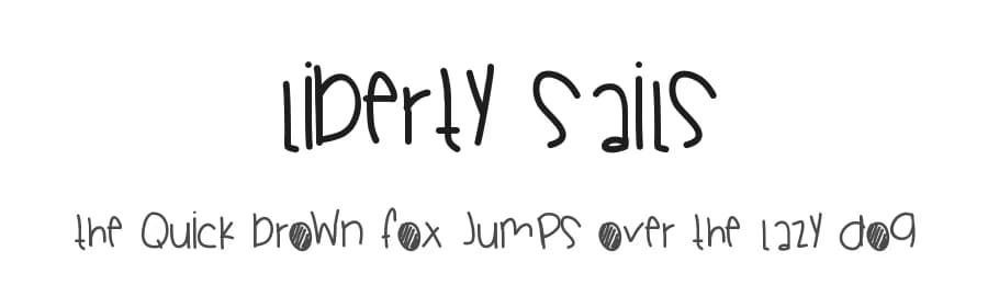 Liberty Sails by Des Gomez — Script Handwritten Font