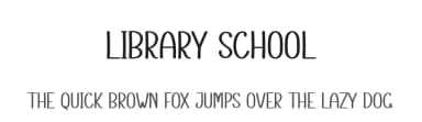 Library School by Andi Moz — Script Handwritten Font — thumbnail 1