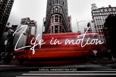 Life in Motion Font by Pasha Larin — Script Handwritten Font — thumbnail 1