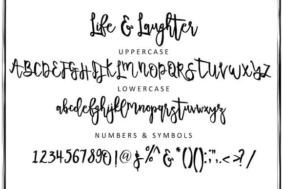Life & Laughter Font by Creativeqube Design — Script Handwritten Font