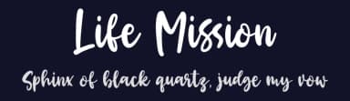 Life Mission by epiclinez — Script Handwritten Font — thumbnail 2