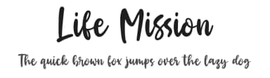 Life Mission by epiclinez — Script Handwritten Font — thumbnail 1