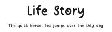 Life Story by epiclinez — Script Handwritten Font — thumbnail 1