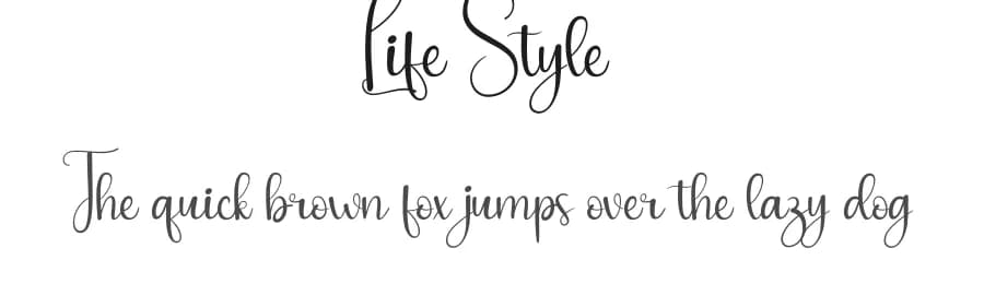 Life Style by Scratchones — Script Handwritten Font