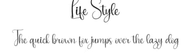Life Style by Scratchones — Script Handwritten Font — thumbnail 1