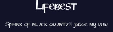 Lifebest by Edric Studio — Script Handwritten Font — thumbnail 2