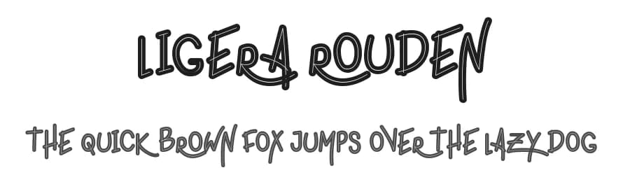 Ligera Rouden by LJ Design Studios — Script Handwritten Font