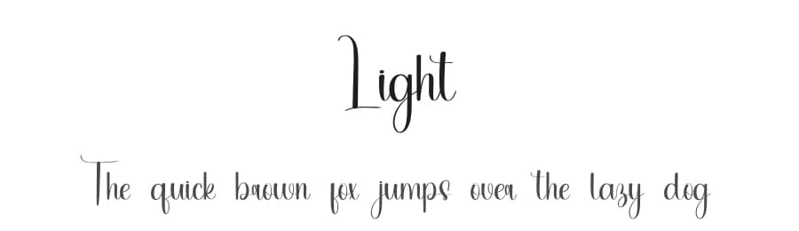Light by PiPi Creative STUDIO — Script Handwritten Font