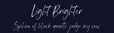 Light Brighter by Sronstudio — Script Handwritten Font — thumbnail 2