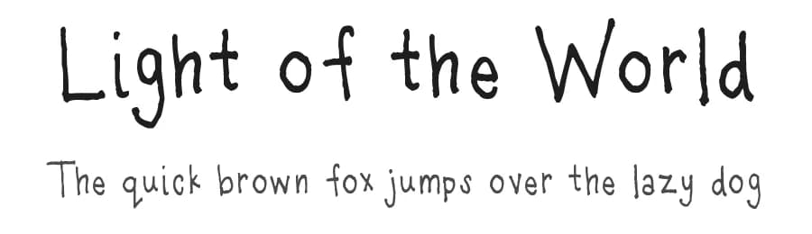 Light of the World by FontPanda — Script Handwritten Font