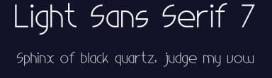 Light Sans Serif 7 by Style-7 — Sans Serif Font — thumbnail 2