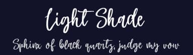 Light Shade by DM Letter Studio - Dimas Prasetyo — Script Handwritten Font — thumbnail 2