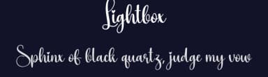Lightbox by Scratchones — Script Handwritten Font — thumbnail 2