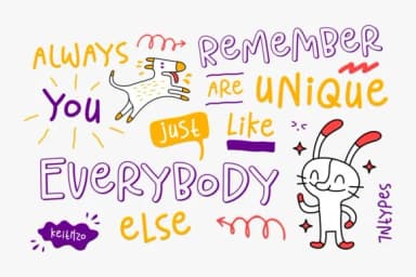 Lighthearted Pleasure Font by Keithzo (7NTypes) — Script Handwritten Font — thumbnail 5