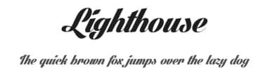 Lighthouse by Måns Grebäck — Script Handwritten Font — thumbnail 1