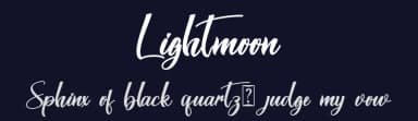 Lightmoon by Alif Ryan Zulfikar — Script Handwritten Font — thumbnail 2