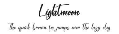 Lightmoon by Alif Ryan Zulfikar — Script Handwritten Font — thumbnail 1