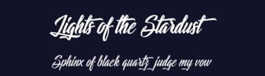 Lights of the Stardust by Octotype  | Thomas Boucherie — Script Handwritten Font — thumbnail 2