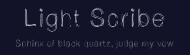 Light Scribe by deadcatdreaming — Script Handwritten Font — thumbnail 2