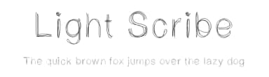 Light Scribe by deadcatdreaming — Script Handwritten Font — thumbnail 1