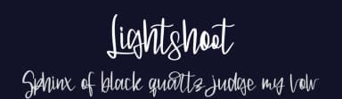 Lightshoot by Perspectype Studio - Letterena.com — Script Handwritten Font — thumbnail 2