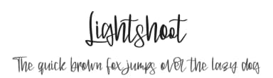 Lightshoot by Perspectype Studio - Letterena.com — Script Handwritten Font — thumbnail 1