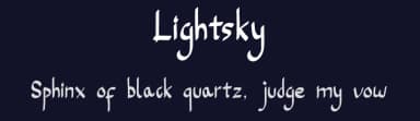 Lightsky by Wondoo — Script Handwritten Font — thumbnail 2
