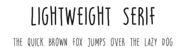 Lightweight Serif by Geronimo Font Studios — Script Handwritten Font — thumbnail 1