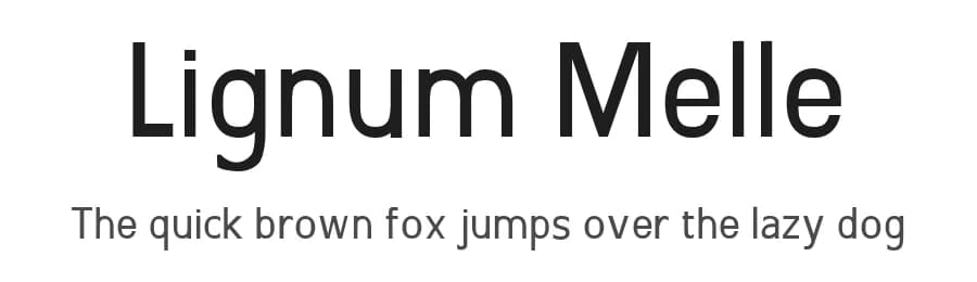 Lignum Melle by Igor  Berck — Sans Serif Font