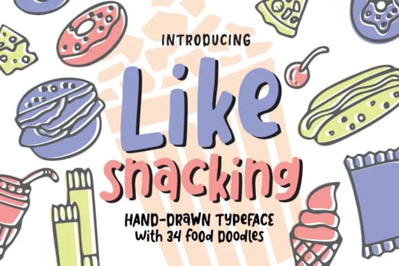 Like Snacking Font by Rifki (7ntypes) — Script Handwritten Font