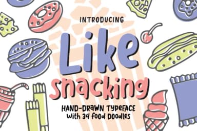 Like Snacking Font by Rifki (7ntypes) — Script Handwritten Font — thumbnail 1
