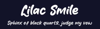 Lilac Smile by Khurasan — Script Handwritten Font — thumbnail 2