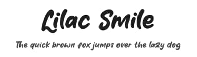 Lilac Smile by Khurasan — Script Handwritten Font — thumbnail 1
