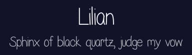 Lilian by Vanessa Bays — Script Handwritten Font — thumbnail 2