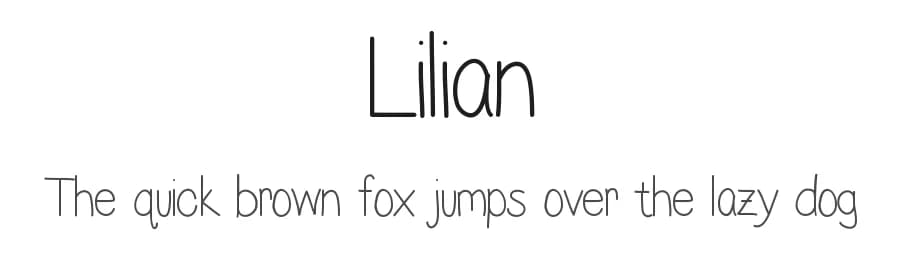 Lilian by Vanessa Bays — Script Handwritten Font