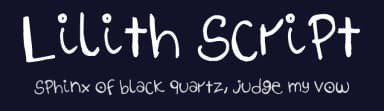Lilith Script by Lilith Fate — Script Handwritten Font — thumbnail 2