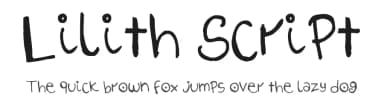 Lilith Script by Lilith Fate — Script Handwritten Font — thumbnail 1